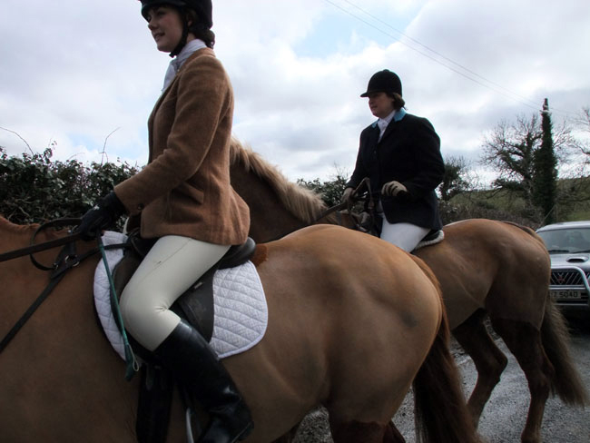 Mohter and Daughter, G & J McEwan, set off together